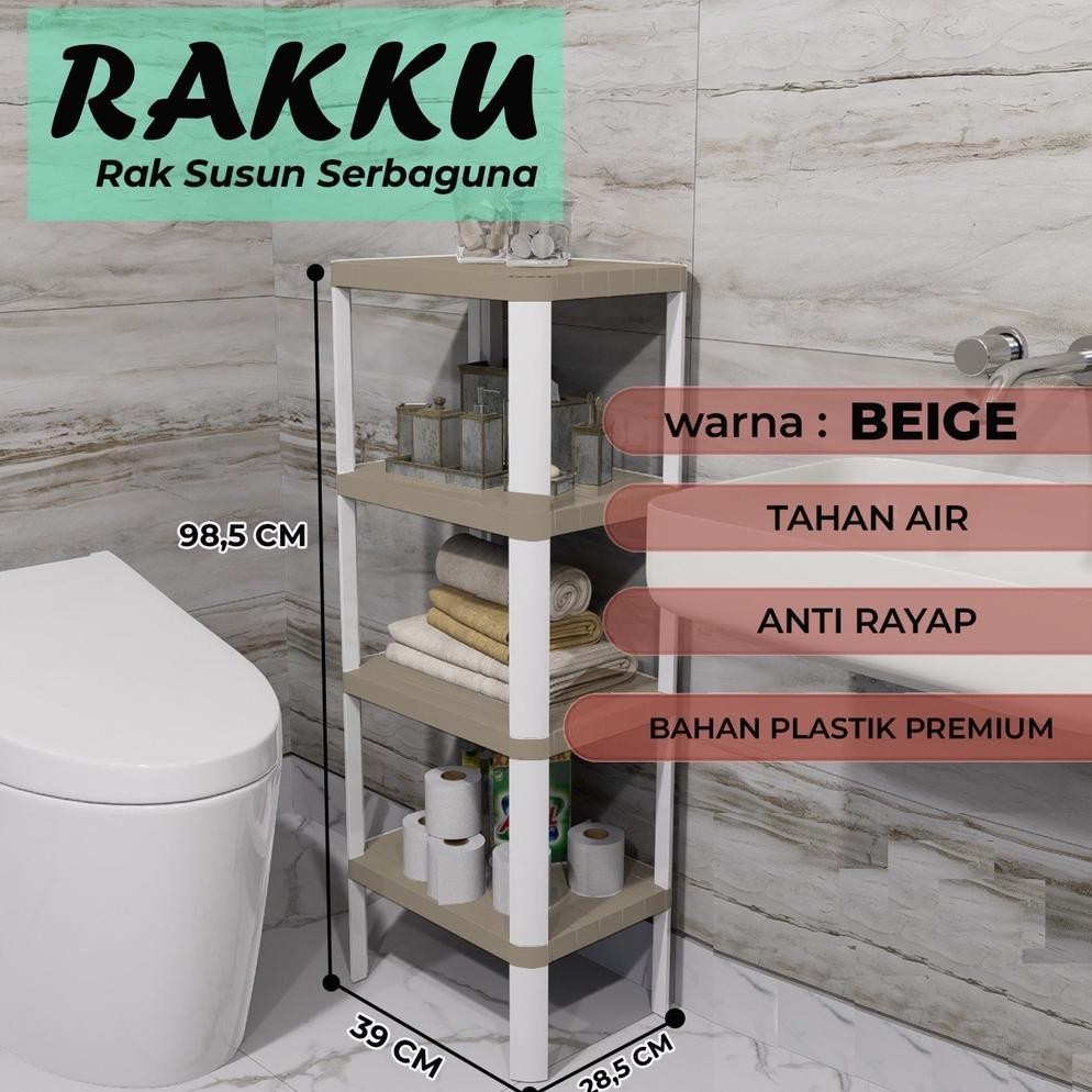 RAK KAMAR MANDI / RAK SUDUT/ RAK POT BUNGA / RAK SEPATU / RAK DAPUR / RAKKU RAK SUSUN SERBAGUNA