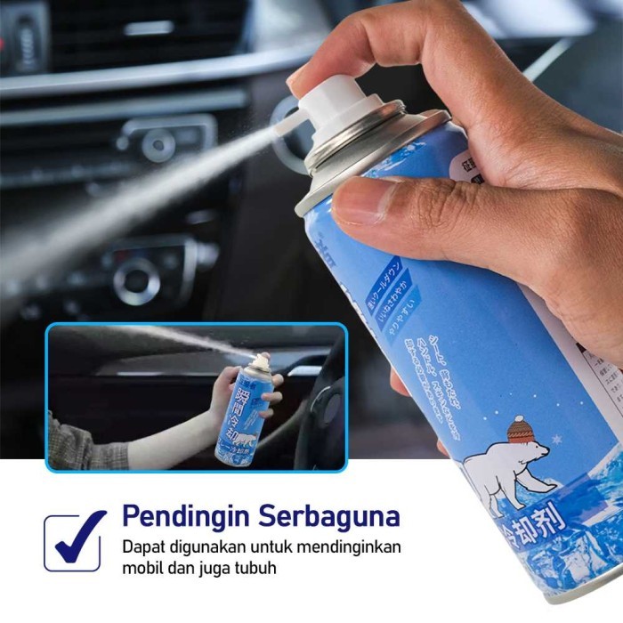 Spray Pendingin Interior Ekterior Mobil/ Semprotan Rumah Ruangan
