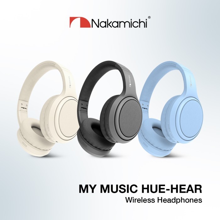Nakamichi My Music Hue Hear Super Bass Wireless Bluetooth Headphones