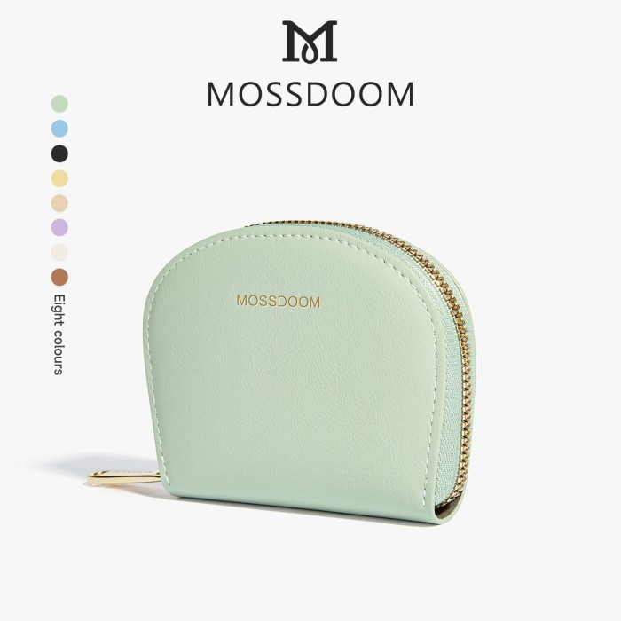 READY MOSSDOOM Dompet Kartu Elfrea Card Holder Setengah Bulat Wallet Zip Wanita G00D QU4LITY