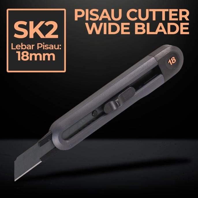 

Pisau Cutter Ukuran Besar Premium / Jumbo 18 mm the best