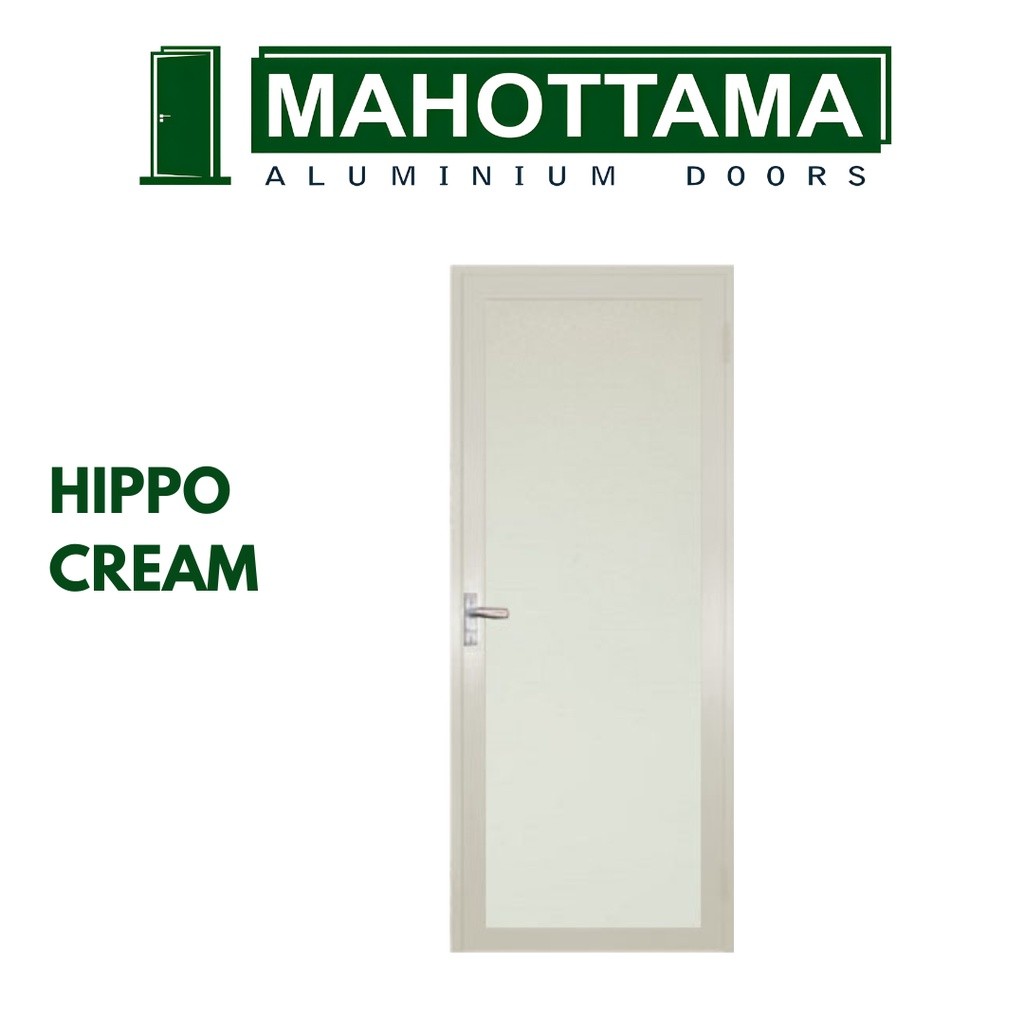 MAHOTTAMA - Pintu Rumah Aluminium Kamar Mandi / Tidur / Gudang 80 x 200cm Kusen Murah EQUADOOR-08