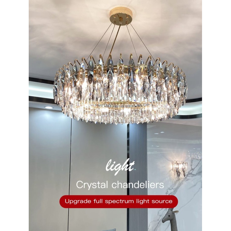 Murah LAMPU HIAS GANTUNG KRISTAL MEWAH / LAMPU GANTUNG RUANG TAMU / LAMPU HIAS Non COD