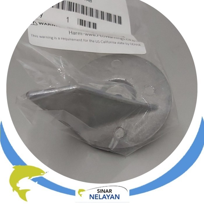 Trim Tab Anode Anti Karat Mesin Tempel Tohatsu 25Pk. Asli. Murah