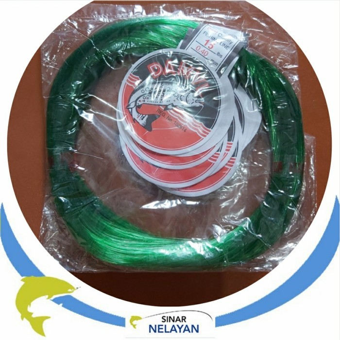 Senar Pancing Damyl Hijau No 15 Lbs, Diameter 0.40 Mm Murah