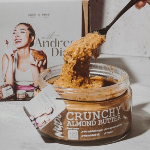 

NUDE x Andrea - Crunchy Almond Butter 200g Vegan, Diet, Gluten Free BERMUTU