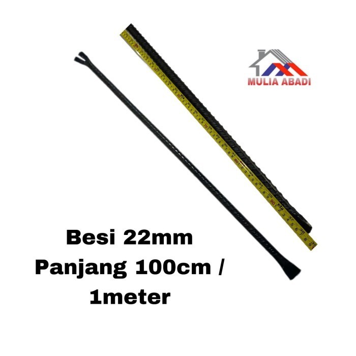 Linggis Besar 1 Meter 22Mm Hitam/Linggis Pencabut Paku /Linggis 100Cm