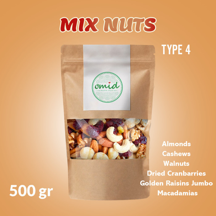 

Mix Nuts Type 4 / Kacang Campur 500GR OBRAL