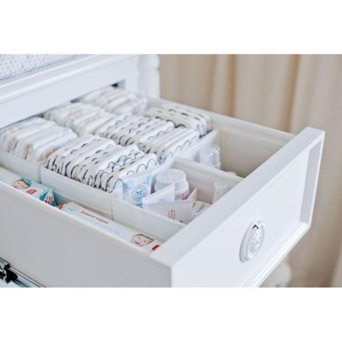 Drawer Organizer Set isi 6pcs Box Kotak Sekat Laci Lemari Pakaian Bayi