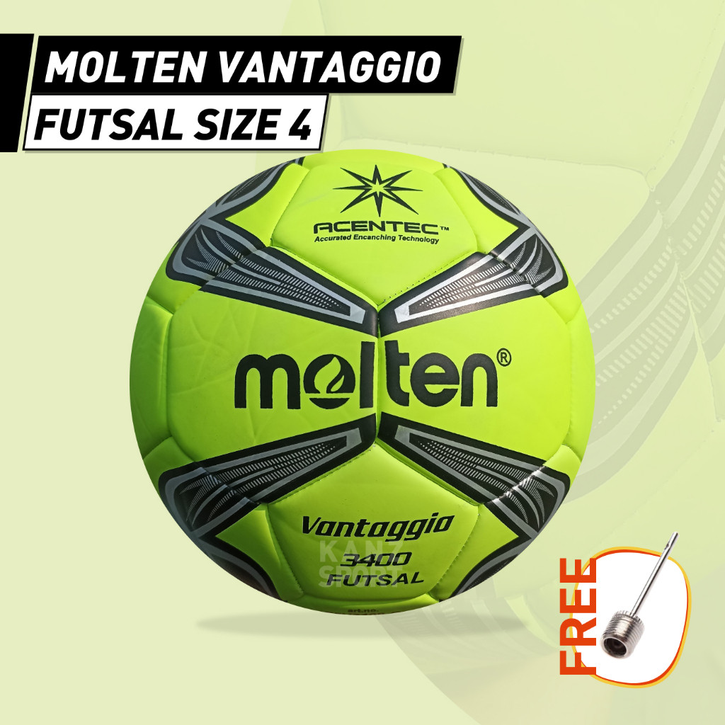 Disc Molten Bola Futsal Molten Size 4 Vantaggio 3400 Bola Futsal Ukuran 4 Murah Bonus Pompa Original