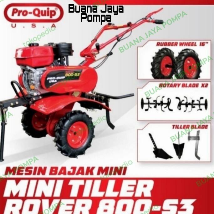 MESIN BAJAK SAWAH MINI TILER ROVER 800-S3. PROQUIP USA MESIN BAJAK. ORIGINAL DAN TERPERCAYA
