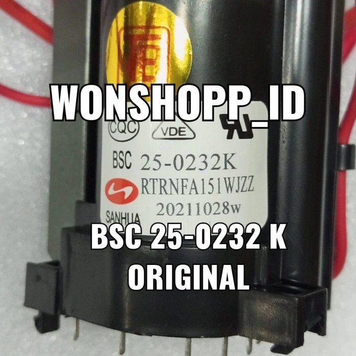 FLAYBACK TV FLYBACK FLAIBACK BSC25-0232K 25 0232K U/TV SHARP SLIM 21"