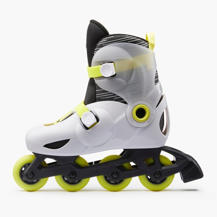 Decathlon OXELO Sepatu Roda Anak Play 5 Abuabu 8739810