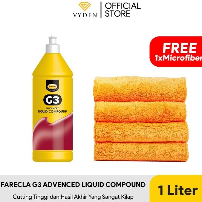 =+=+=+] FARECLA G3 ADVANCE LIQUID COMPOUND Kompon Kasar Penghilang Baret Dalam Cat Kusam Kerak Jamur