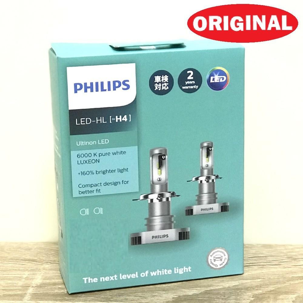 Philips Led H4 Hi Lo - Philips Ultinon Led H4 Putih / White 6000K