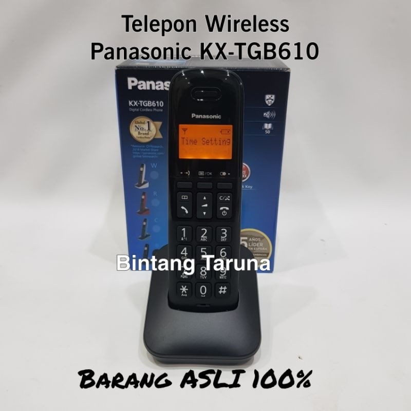 Telepon Wireless Panasonic KX-TGB610 Wireless Panasonic TGB610 Telpon Wireless KX-TGB610