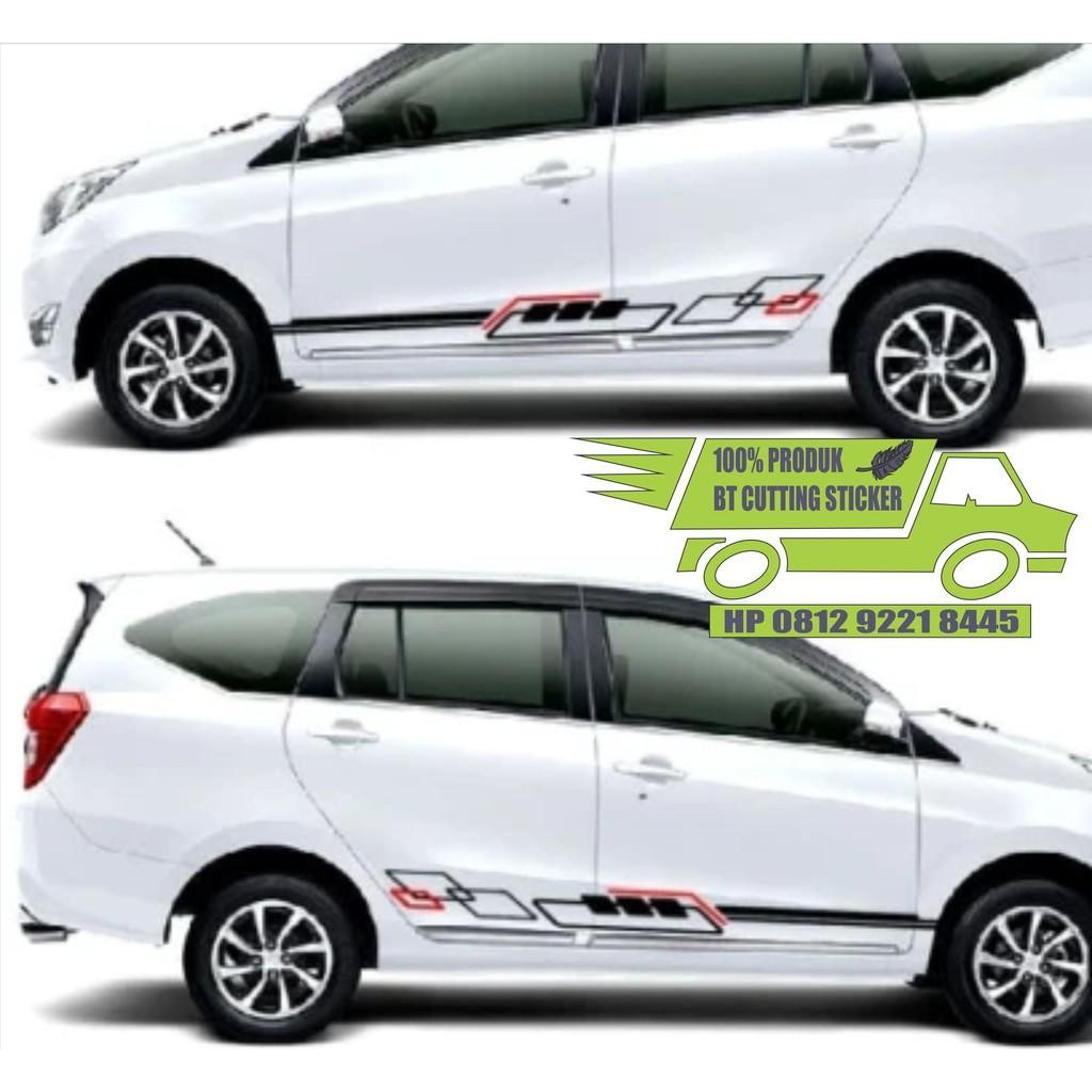Bt Stiker Mobil Calya Stiker Toyota Calya Sigra Avanza Xenia Stiker Mobil Variasi Calya