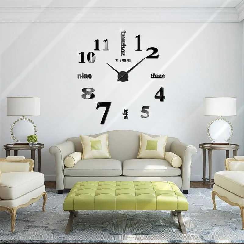 Jam Dinding Besar DIY Giant Wall Clock Quartz 120 cm - MR-101