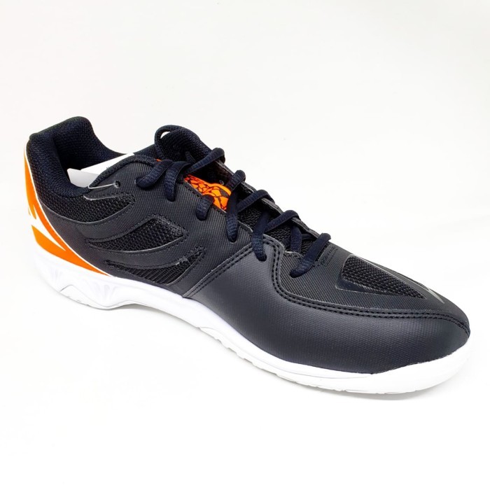 Murah Sepatu volley mizuno original Thunderblade LOW black orange 2020 Non COD