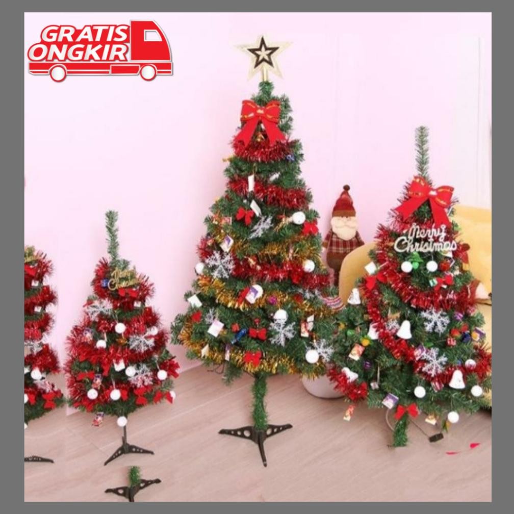 rania murah pohon natal lengkap hiasan ukuran 150cm