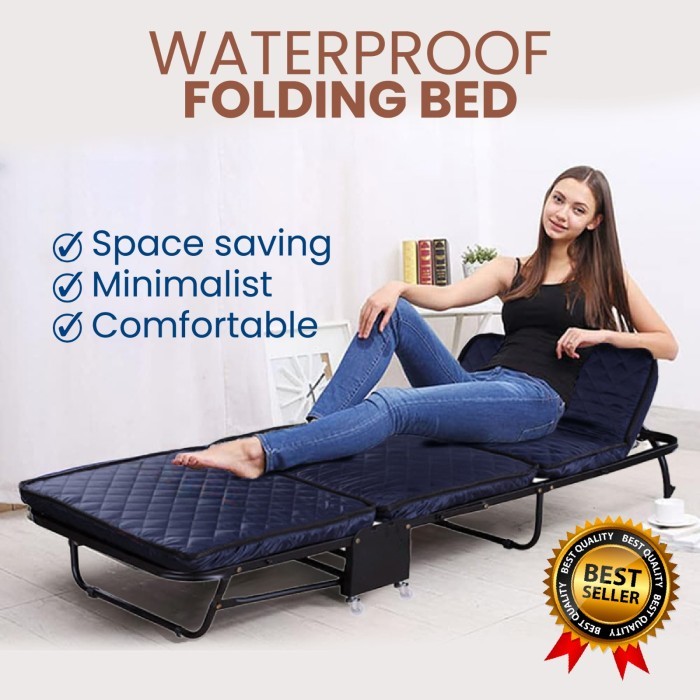 Diskon Folding Bed / Kasur Besi Lipat / Kasur Pembantu / Kasur Berjemur