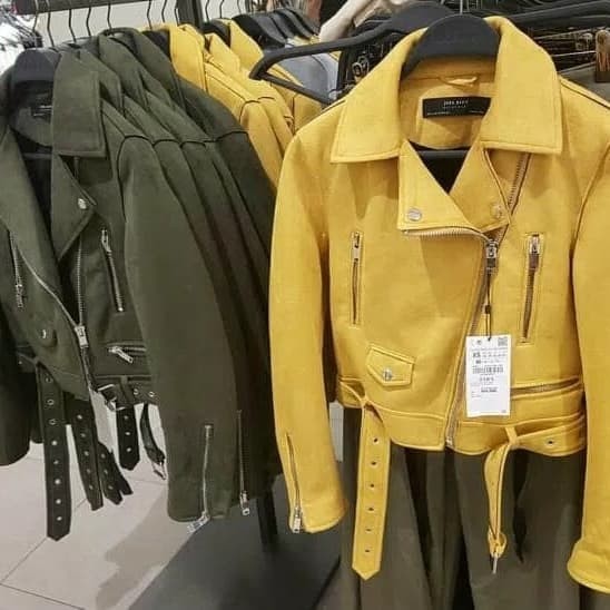 Murah Jaket Kulit Wanita ZARA Non COD