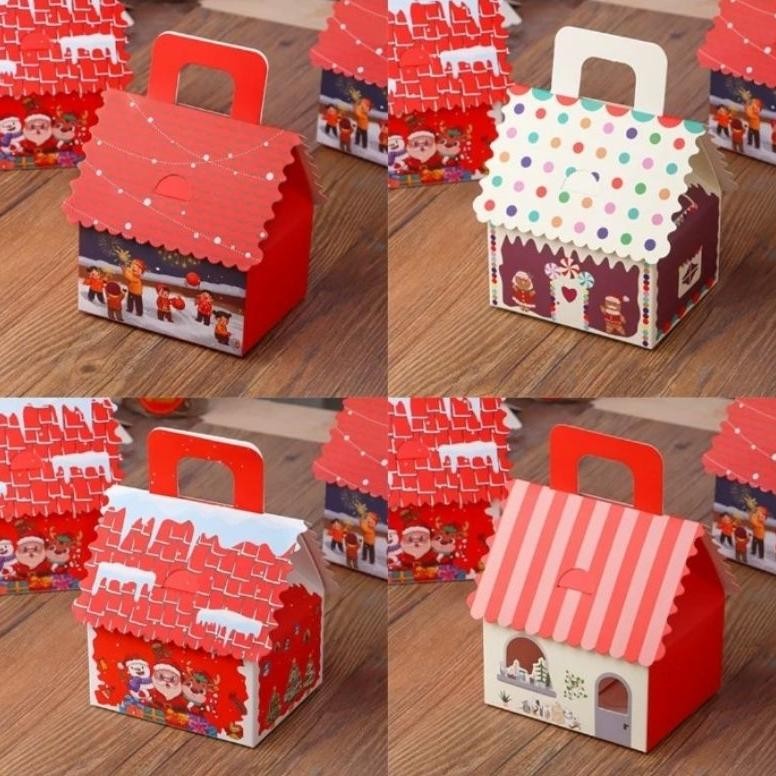 

BR - 12pcs/24pcs Box Cookies Natal Box Natal Mini Box Natal 1 jar 400ml box natal Lucu Import box souvenir natal box natal coklat box natal permen dus Lucu natal kotak natal kotak sovenir natal Box Imlek 1 jar 400ml box cookies imlek box kuker imlek