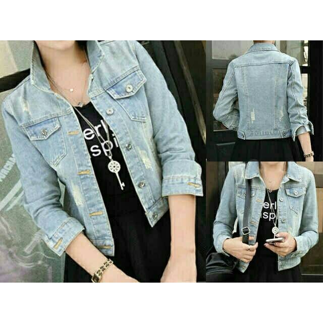 Murah Prada Ripped Jacket Light (41) Non COD
