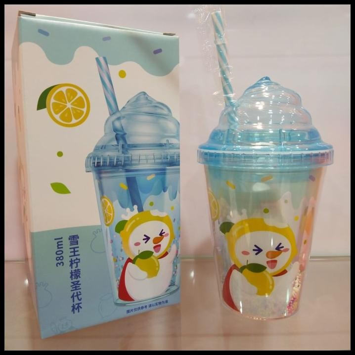 TERBARU MIXUE GELAS MINUM 380ML - TUMBLER MODEL ICE CREAM !!!