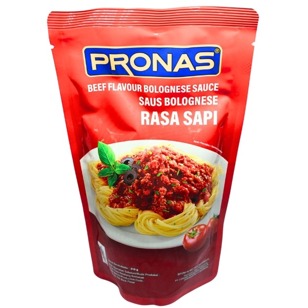 

S25334 PRONAS BOLOGNESE SAPI SAUS SPAGETTI 315GR MAJU BERSAMA (20250214)