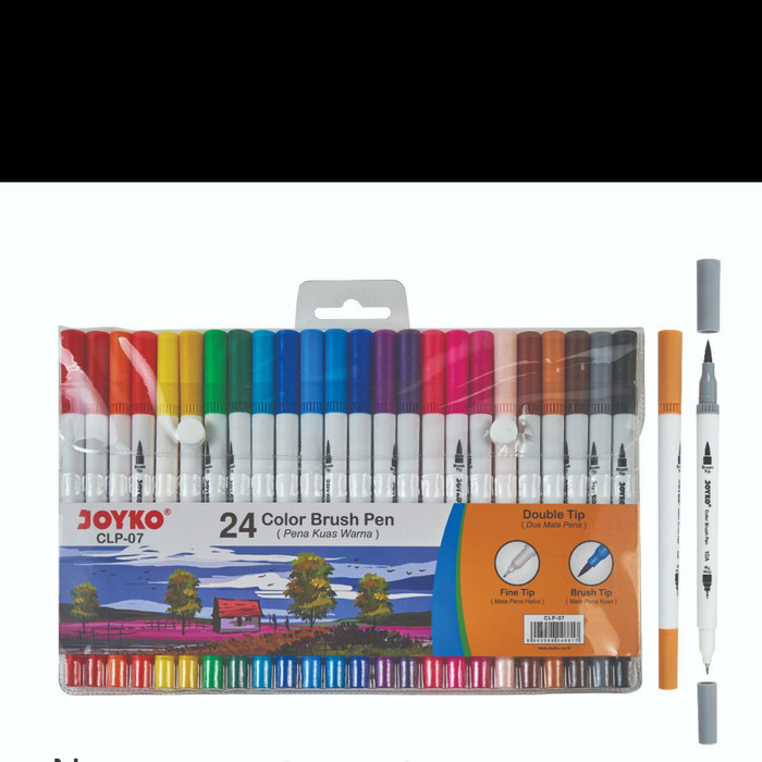 

TERBARU joyko brush pen set 24clr BISA GRAB!