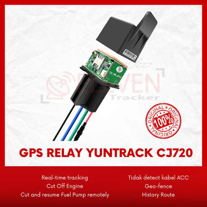 TERBARU GPS Berbentuk RELAY YunTrack CJ720 PROMO