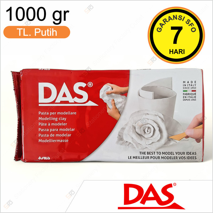 

Lukis Modelling Clay Das 1 Kg - Tanah Liat Putih 1Kg