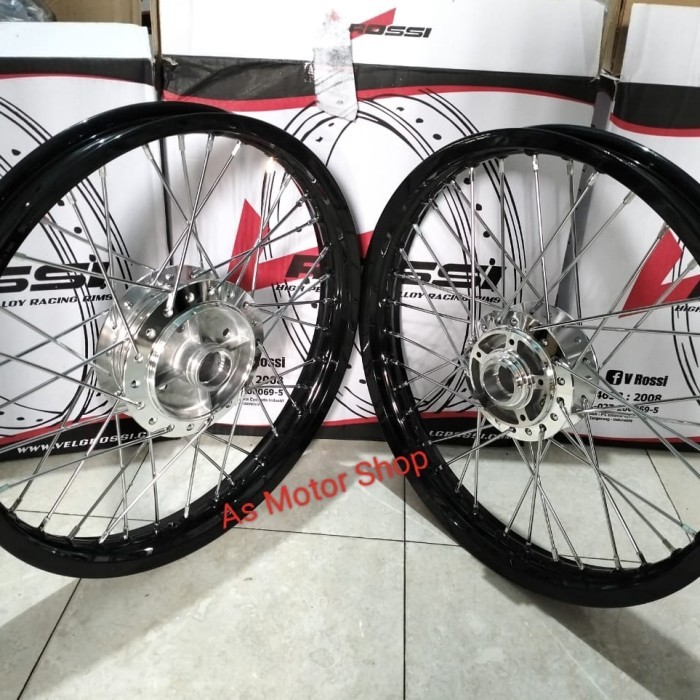 VELG SET ROSSI UKURAN 140 160 RING 17 TROMOL SET SUPRA X LAMA