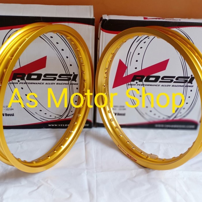 VELG SEPASANG MEREK ROSSI UKURAN 160 - 185 RING 18