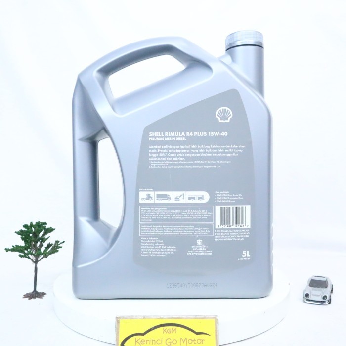 OLI SHELL RIMULA R4 X 15W-40 5L - OLI RIMULA R4 X - OLI DIESEL