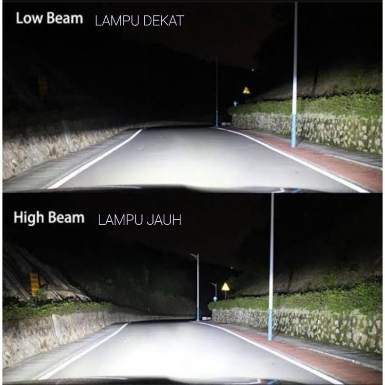 Lampu Led Mobil H4 12V 6000Lumens White -Xenia, Phanter, Kijang Kapsul, Datsun Go, Grand Max, Evalia
