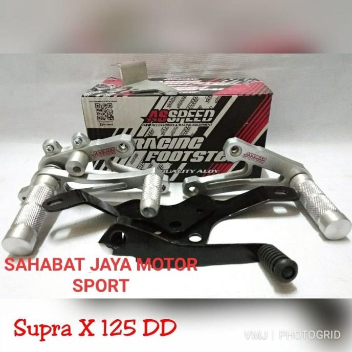 BARU FOOT STEP UNDERBONE ASSPEED SUPRA X 125 DOUBLE DISK