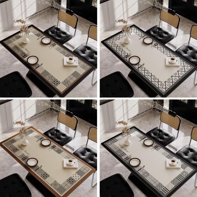 <<<<<] Taplak Meja Makan Anti Air/Alas Meja Tamu Anti Air/Taplak Meja Ruang Tamu/Taplak Meja Aesthet