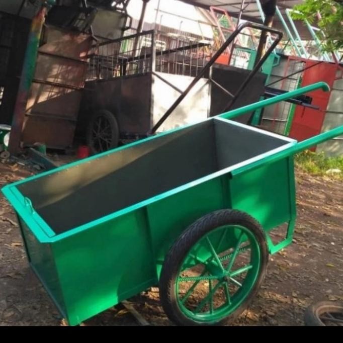 Gerobak sampah Besi Termurah Terbaru GOL