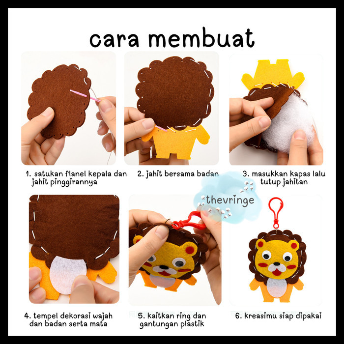 Diy Gantungan Kunci Boneka Prakarya Anak Sd Kerajinan Tangan Membuat Boneka Gantungan Kunci