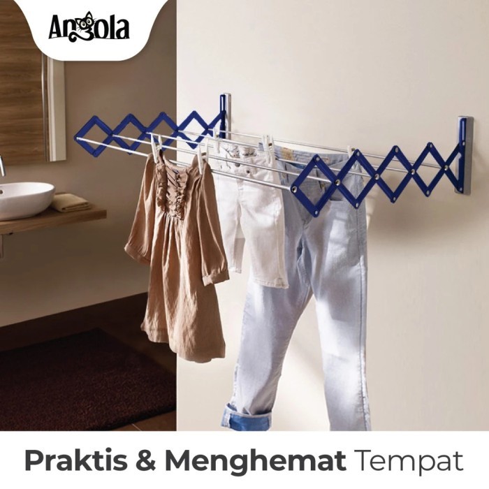 JEMURAN APARTEMEN JEMURAN ALUMUNIUM JEMURAN HANDUK JEMURAN DINDING