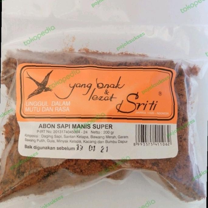 

Sriti Abon Sapi Manis 200gr