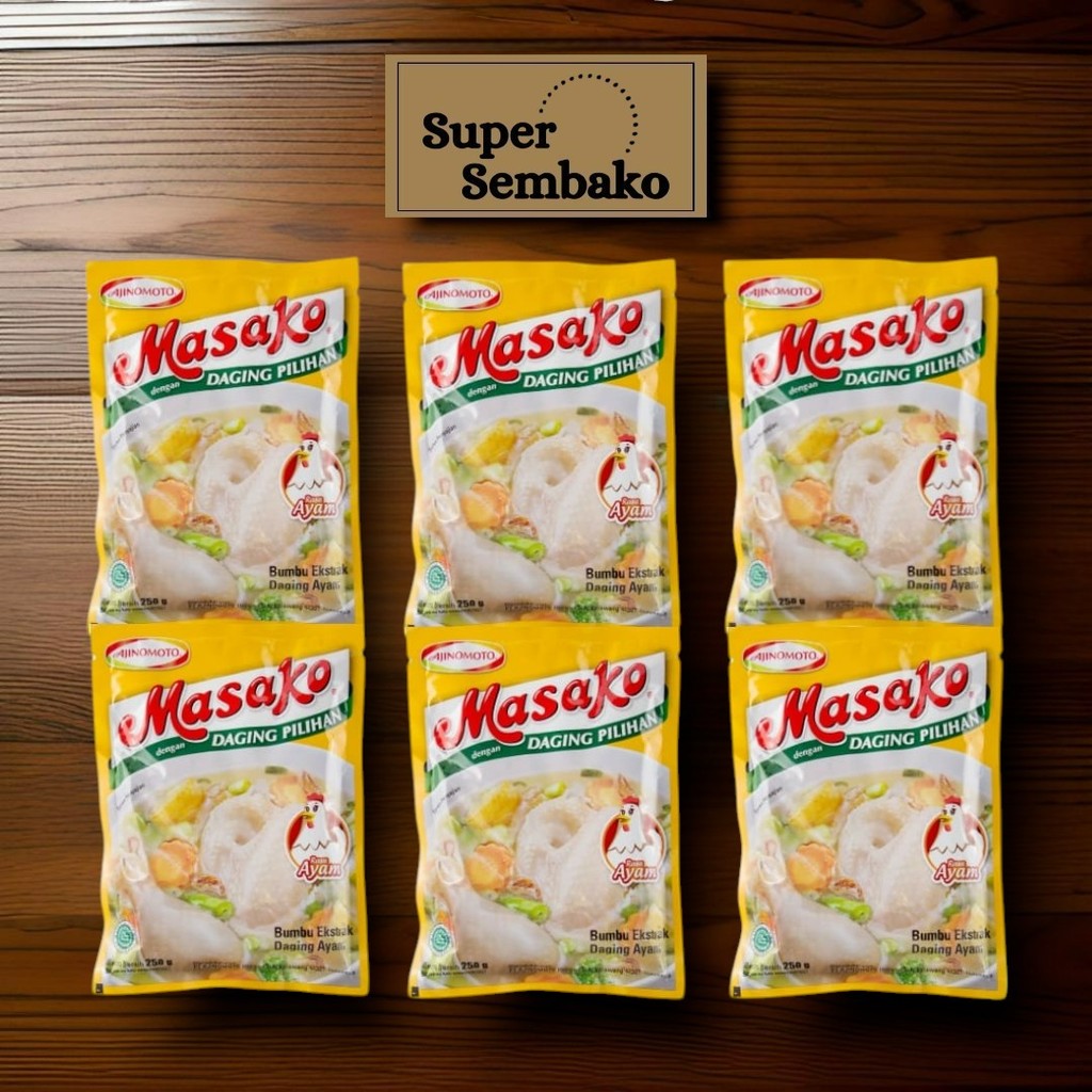 

BUMBU PENYEDAP RASA KALDU AYAM MASAKO AJINOMOTO 9gr RENCENG ISI 12 PCS BUNGKUS