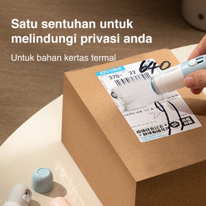 

Deli Stamp Roller / Alat Stempel Penghapus Alamat Resi Pelindung Data