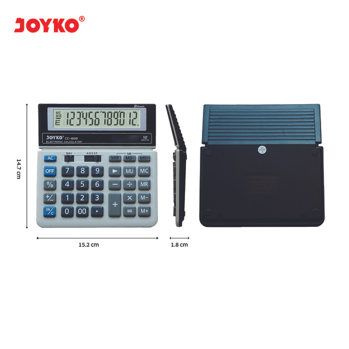 

Joyko Calculator 12 Digits / Kalkulator Cc-868