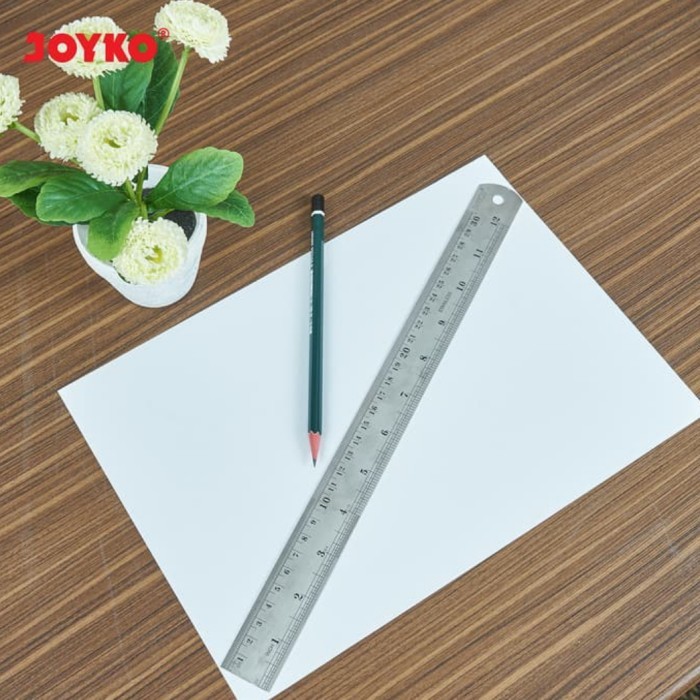 

Joyko Ruler 30Cm Stainless / Penggaris Besi Rl-St30