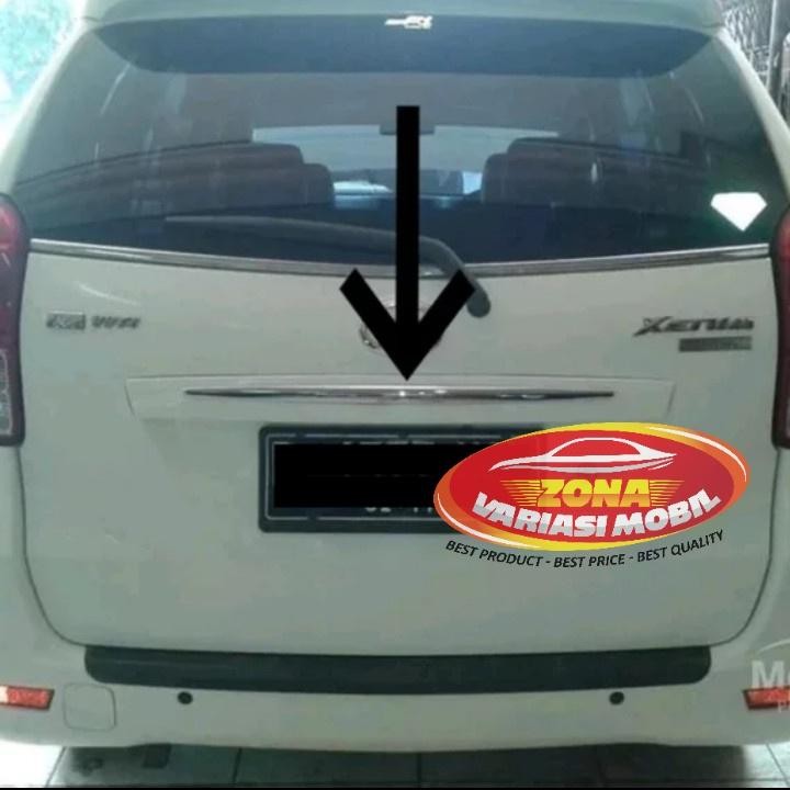 List Trunk Lid Kecil / Back List Bagasi All New Avanza Xenia Veloz 2012 2013 2014 2015 Chrome