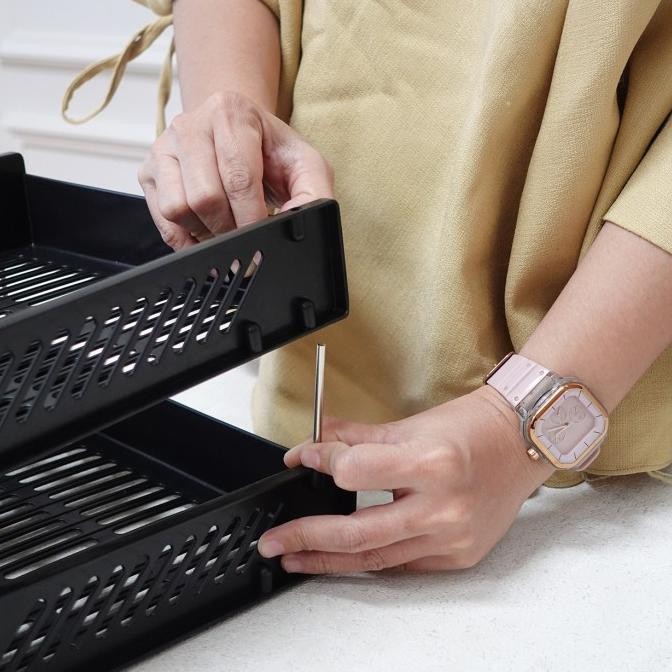 

Kenmaster Document Tray 2 Susun KM-939 / Rak File 2 Susun / Rak Kertas Dokumen / Rak Dokumen / Tray Dokumen BS01