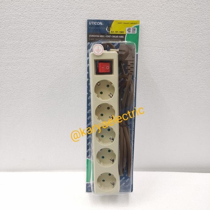 READY STOCK STOP KONTAK 5LB + 1SAKLAR + KABEL UTICON ST- 1582 ORIGINAL